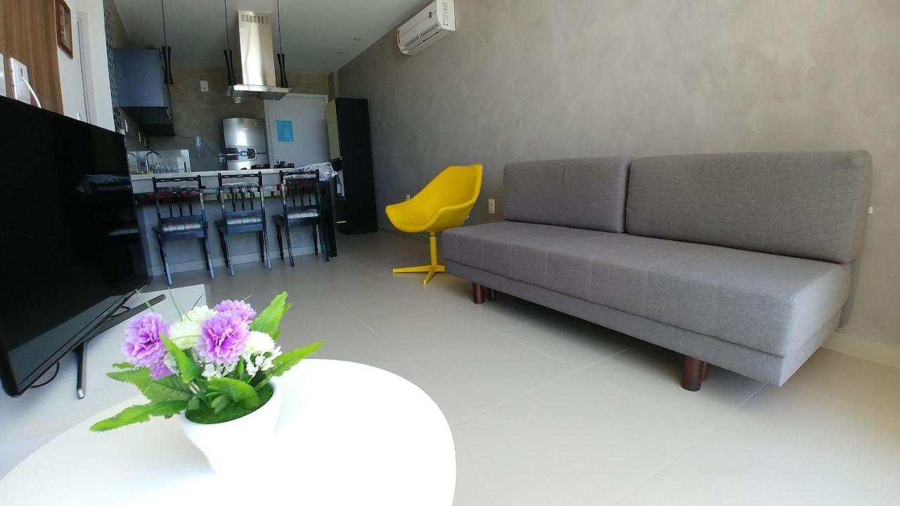 Apartamento Areias Do Mar ! Charmoso E Com Ar Na Sala A318 Barra de São Miguel Exterior foto