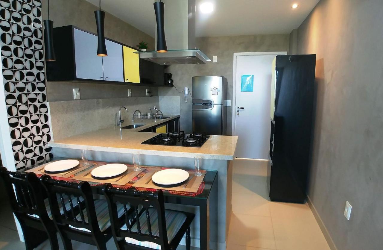 Apartamento Areias Do Mar ! Charmoso E Com Ar Na Sala A318 Barra de São Miguel Exterior foto